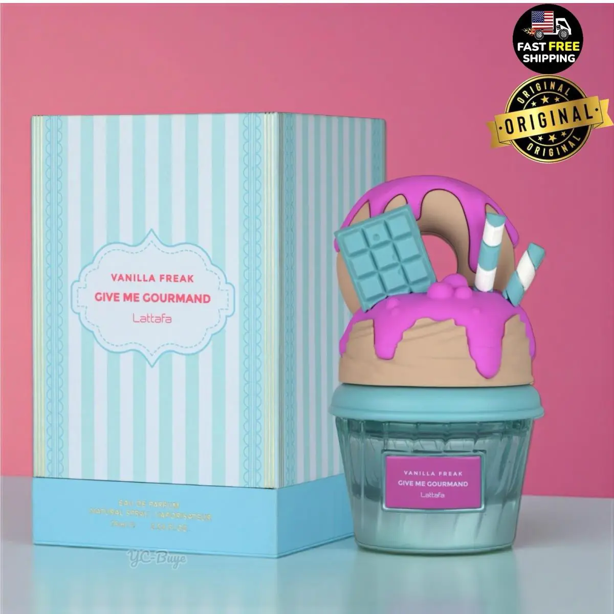 Vanilla Freak Parfum By Lattafa 75ml Perfume Give Me Gourmand Made In U.a.e
