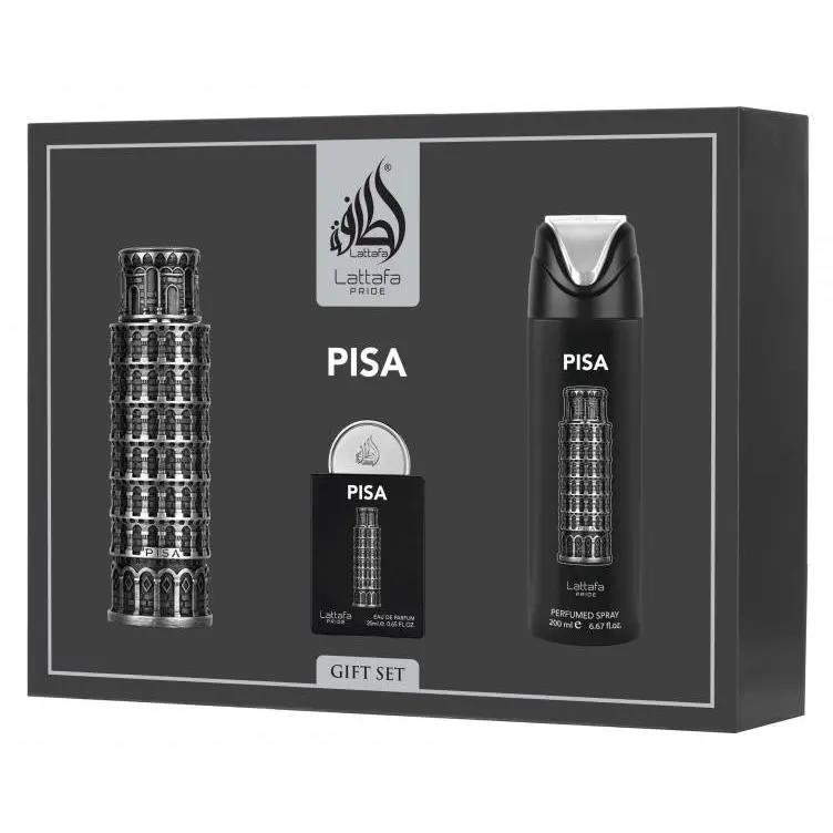 Lattafa Men`s Pride Pisa Gift Set Fragrances 6290362347170