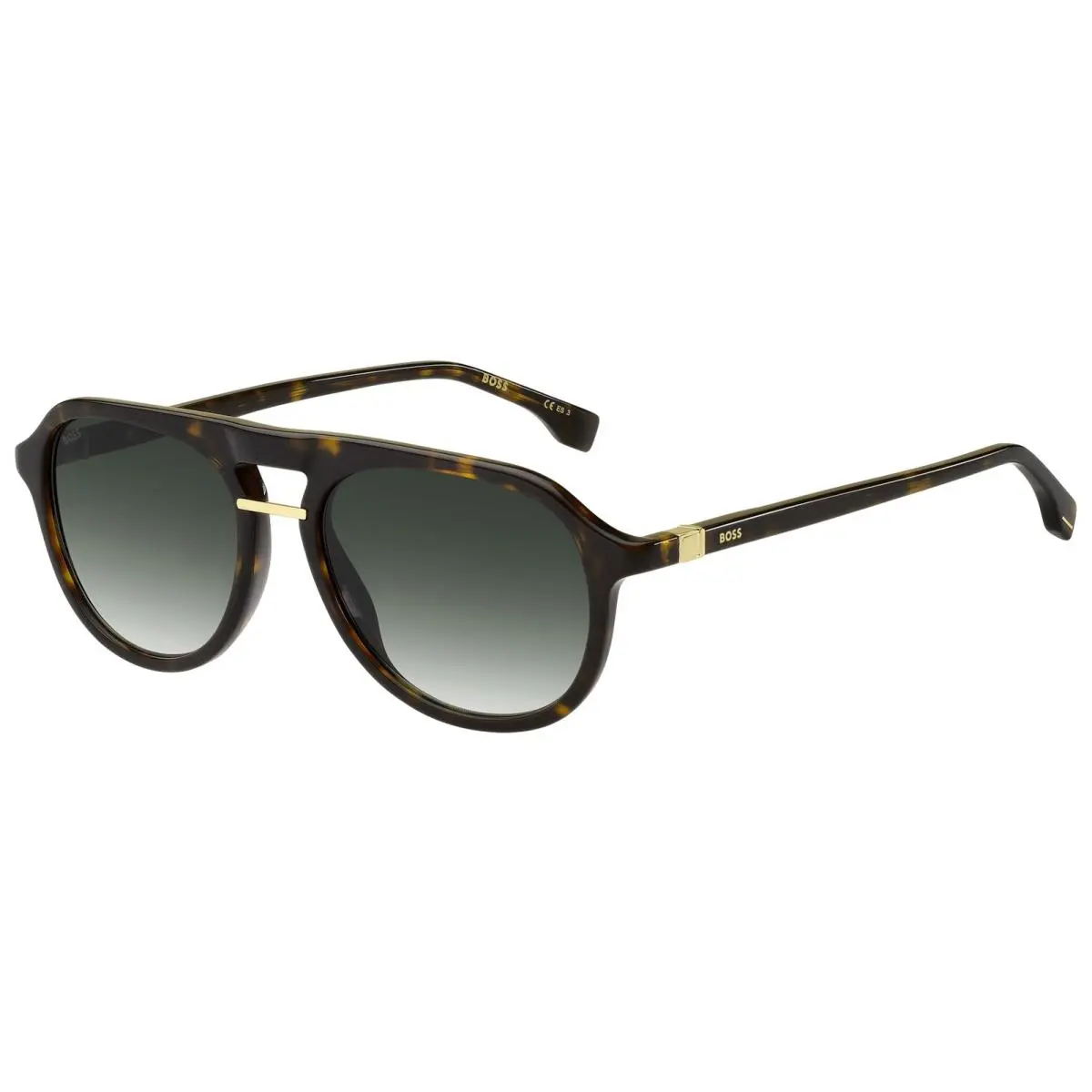 Hugo Boss Men`s Pilot Sunglasses w/ Gradient Lens - BOSS1435S