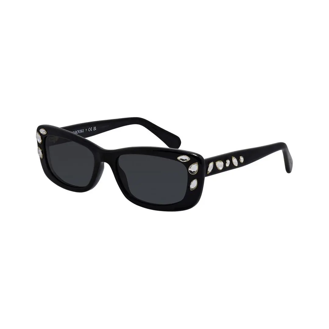 Swarovski Women`s Sk6008 54Mm Sunglasses Women`s Black