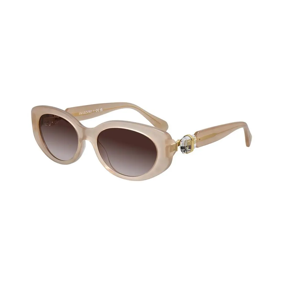 Swarovski Women`s Sk6002 53Mm Sunglasses Women`s Beige