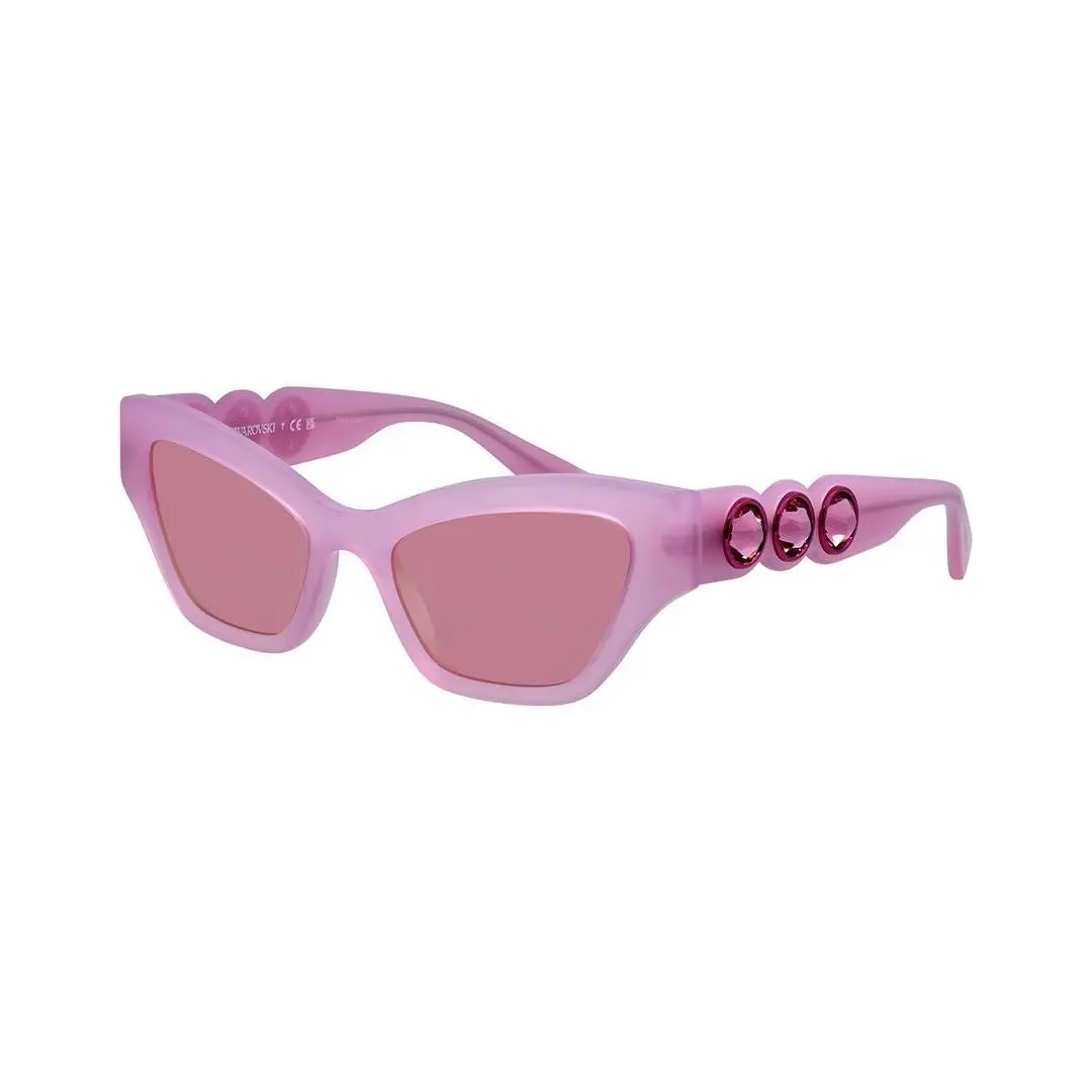 Women`s Sk6021 53Mm Sunglasses Women`s Pink by Swarovski
