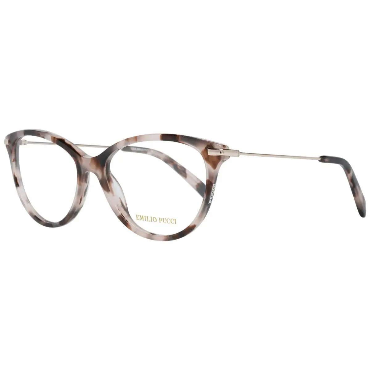 Emilio Pucci EP5082 Eyeglass Frames - Coloured Havana Frame Coloured Havana Len - Frame: Beige