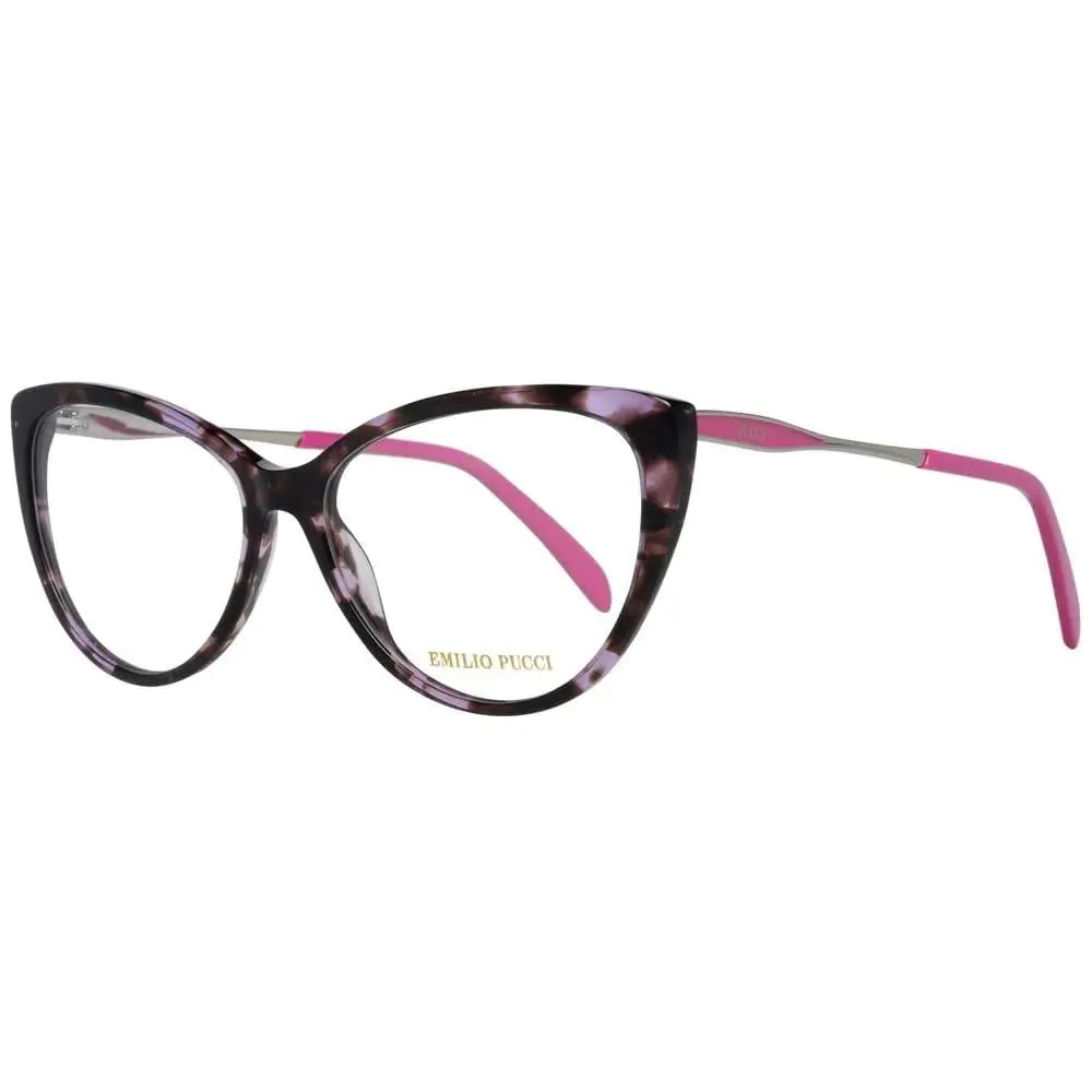 Emilio Pucci EP5101 Eyeglass Frames - Havana Frame 56 mm Lens Diameter EP510156