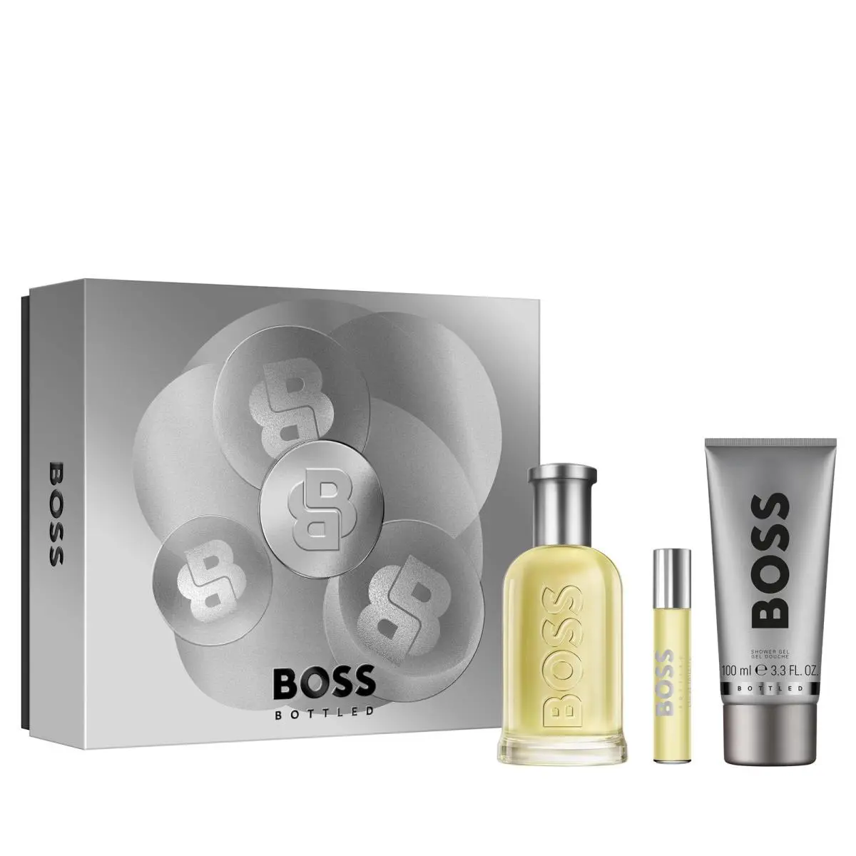 Boss Bottled NO.6 BY Hugo Boss 3-PC Perfume Gift Set For Men