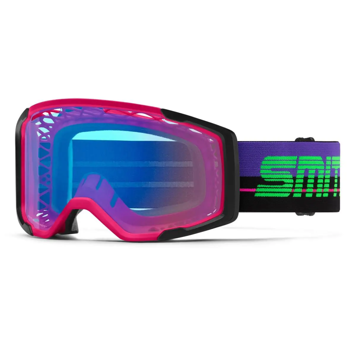 Smith Rhythm Mtb Bike Goggles Flamingo Frame Chromapop Contrast Rose+ Bonus Lens