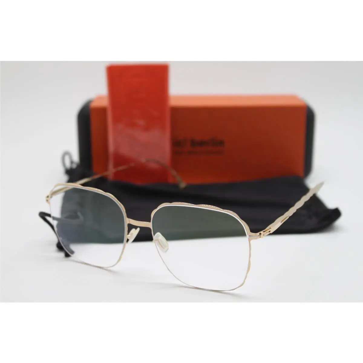 IC Berlin Teresa Rose Gold Eyeglasses W/case 50-13