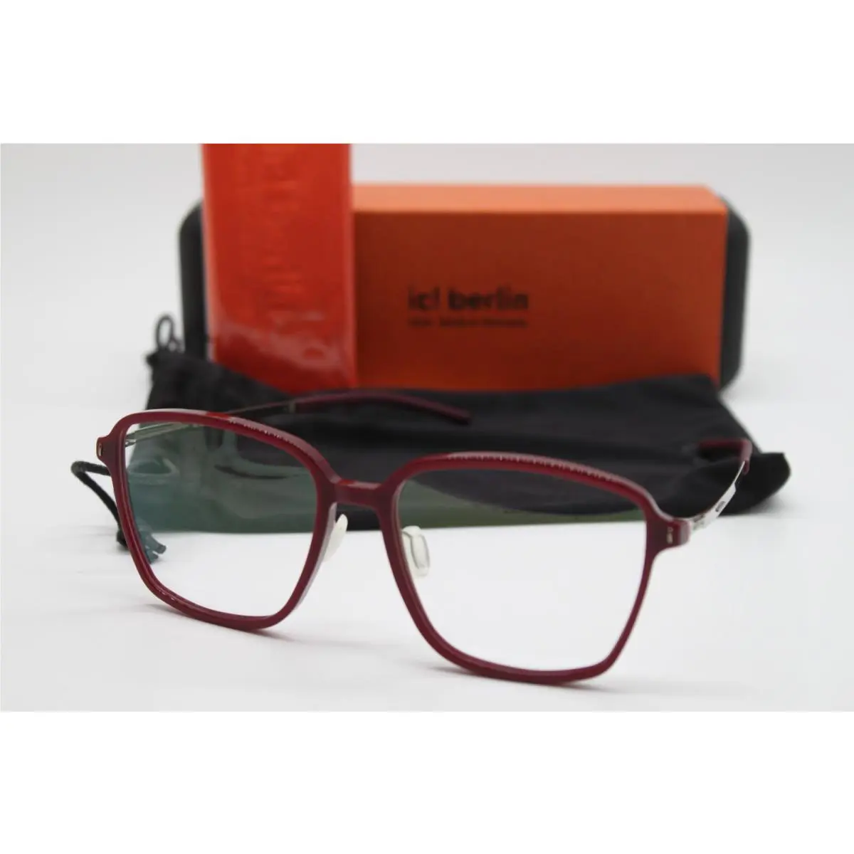IC Berlin Marlene Burgundy Shiny Bronze Eyeglasses W/case 52-16