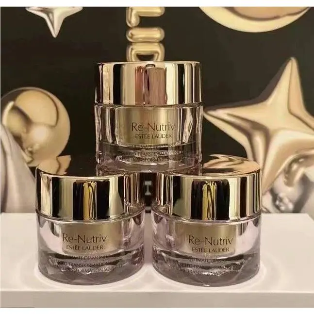 3 x Estee Lauder Re-nutriv Ultimate Diamond Brilliance Soft Creme 0.5 Oz/15ml