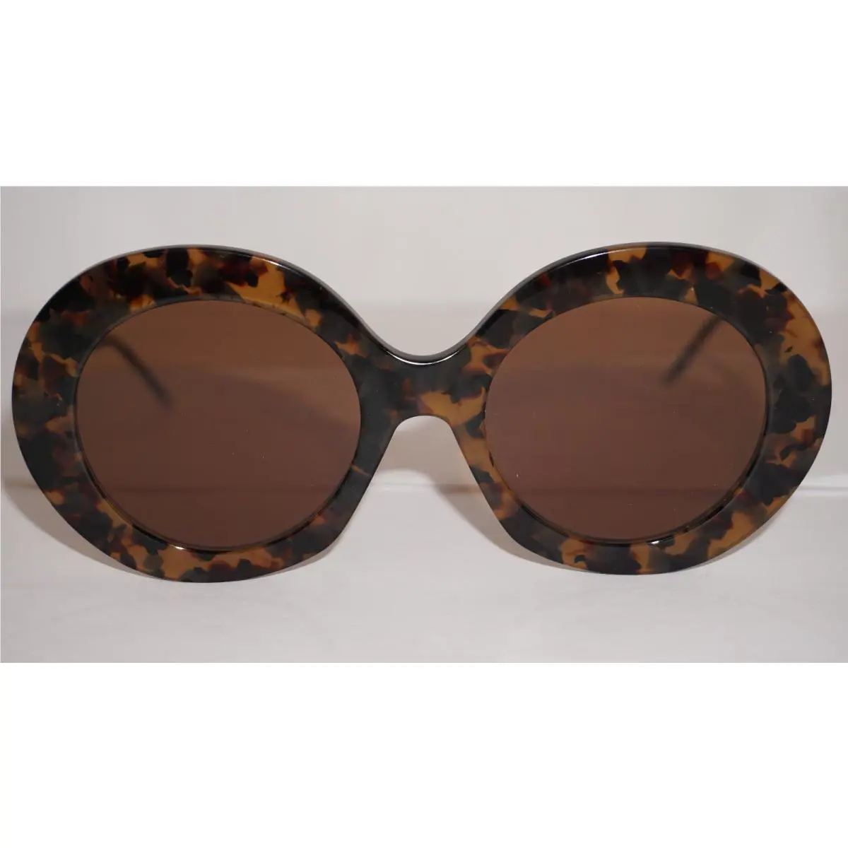 Sunglasses Large Round Tortoise Brown TB6510-54-02 Tkt 54 22 145 by Thom Browne