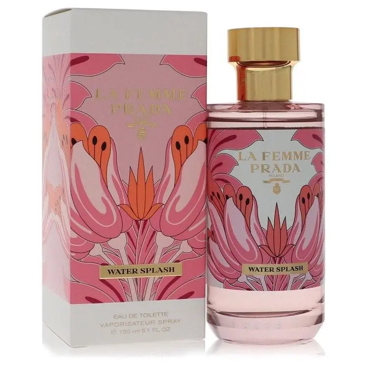 Prada La Femme Water Splash Edt Spray 5.1oz/150ml F/women Floral Fresh Perfume