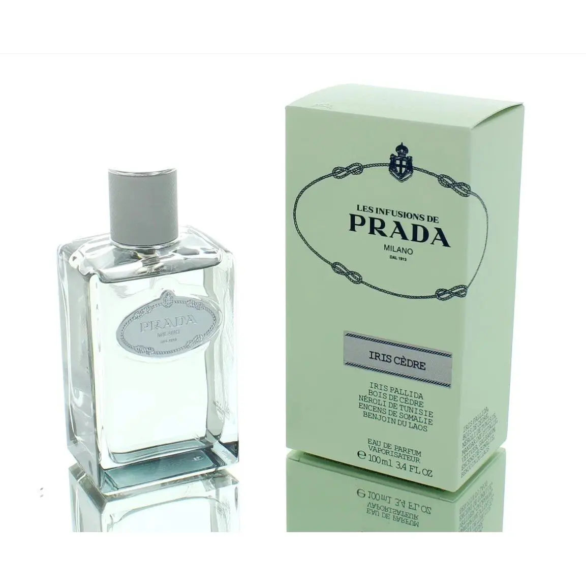 Les Infusions De Prada Iris Cedre 3.4 Fl oz Edp Spray For Unisex