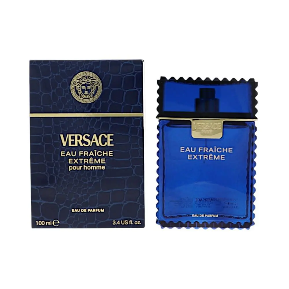 Versace Eau Fraiche Extreme by Versace Box For Men 3.4 Oz Eau De Parfum Spray