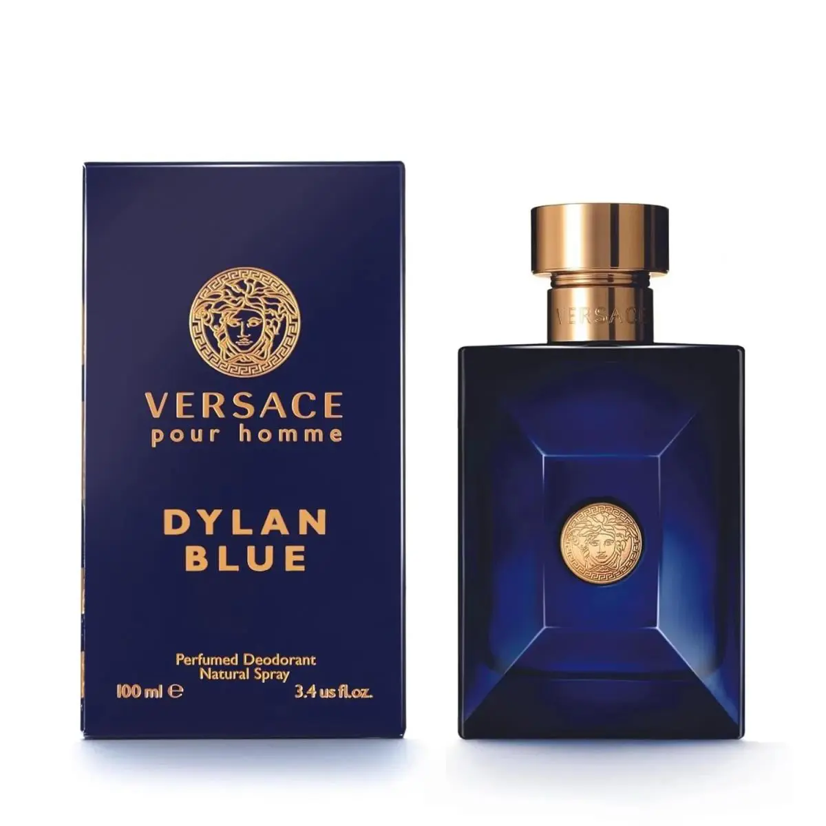 Versace Perfumed Deodorant Spray Pour Homme Dylan Blue For Men 3.4 Oz each-1CT