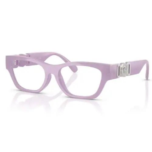 Versace VK3008U 5506 Eyeglasses Youth Kids Girl`s Lilac Full Rim Rectangle 48mm