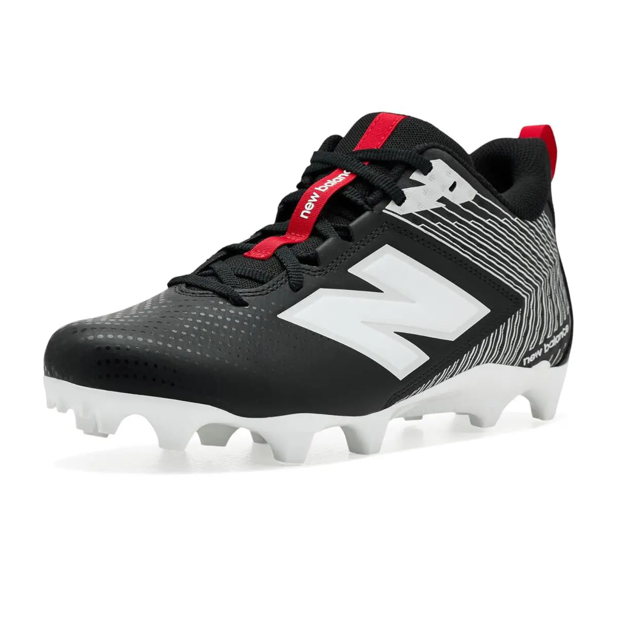 New Balance shoes - Black/White/Team Red 6