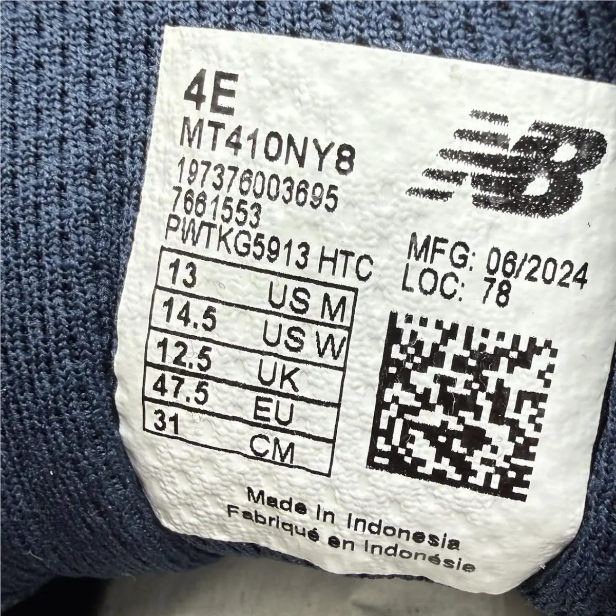 New Balance shoes - New Balance 410 - MT410NY8 - Blue 14