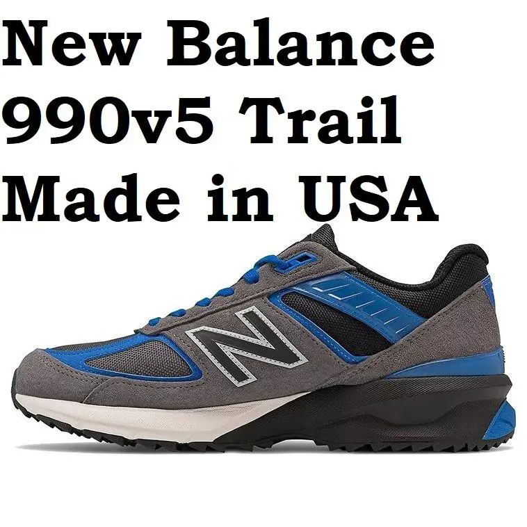 New Balance 990V5 Low M990TGS5 Made IN Usa Men Shoes Magnet Blue Size 7 New - M990TGS5 -U50 - Magnet Cobalt Blue