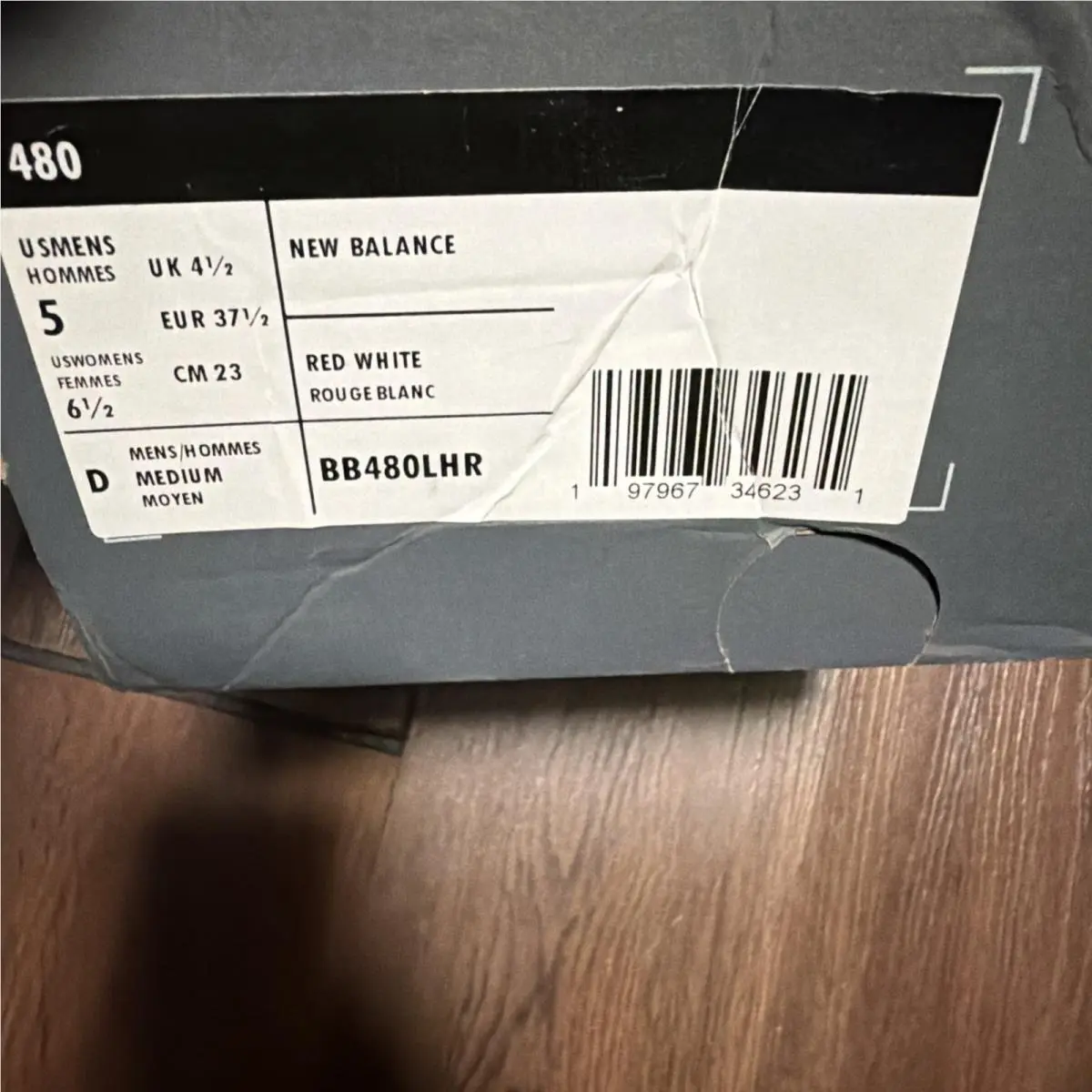 New Balance shoes - New Balance 480 BB480LHR - BB480LHR - Red 3