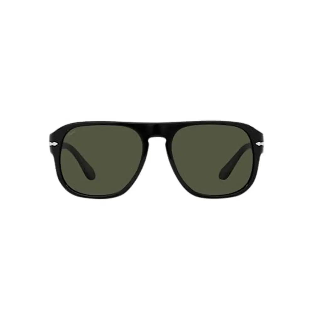 PO3310S Aviator Sunglasses Black/green Assorted Colors Lens Widths black/green by Persol