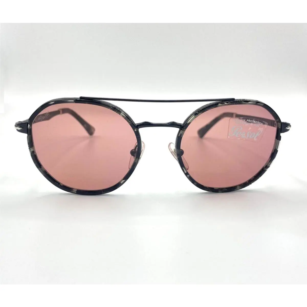 Persol PO2456S Sunglasses 1078/4R Demi Gloss Black/violet Lens 53mm