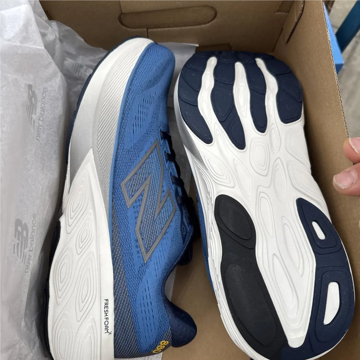 New Balance shoes - Fresh Foam X 880v15 - Fresh Foam - M880I15 - Blue Blue (UPC: 737566877066) 3