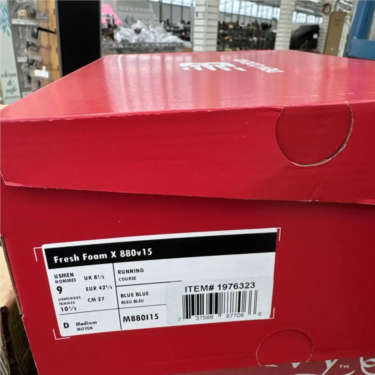 New Balance shoes - Fresh Foam X 880v15 - Fresh Foam - M880I15 - Blue Blue (UPC: 737566877066) 4