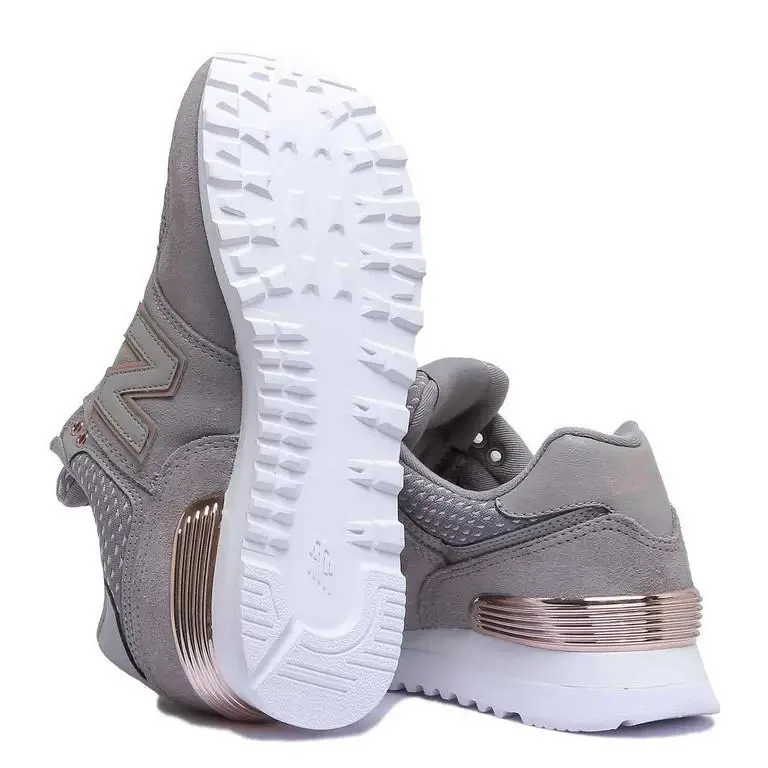 New Balance shoes - New Balance 574 - WL574FSC - GREY/PINK/GOLD - U40 - WL574FSC 5
