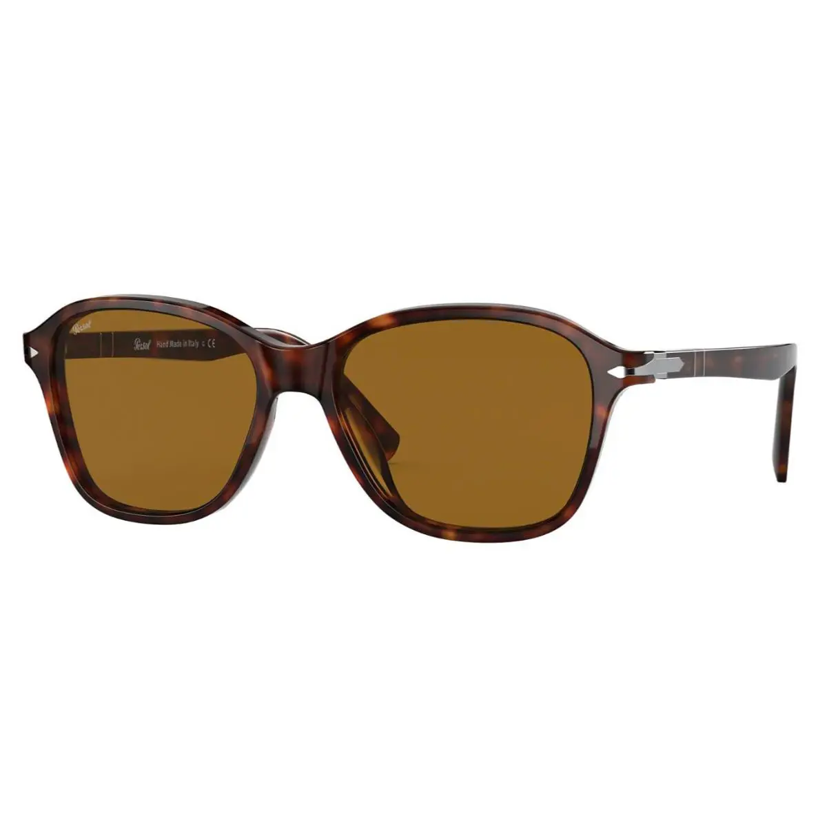 Persol Men`s Sunglasses PO3244S 2433 Havana 53mm Brown Lens Square Plastic