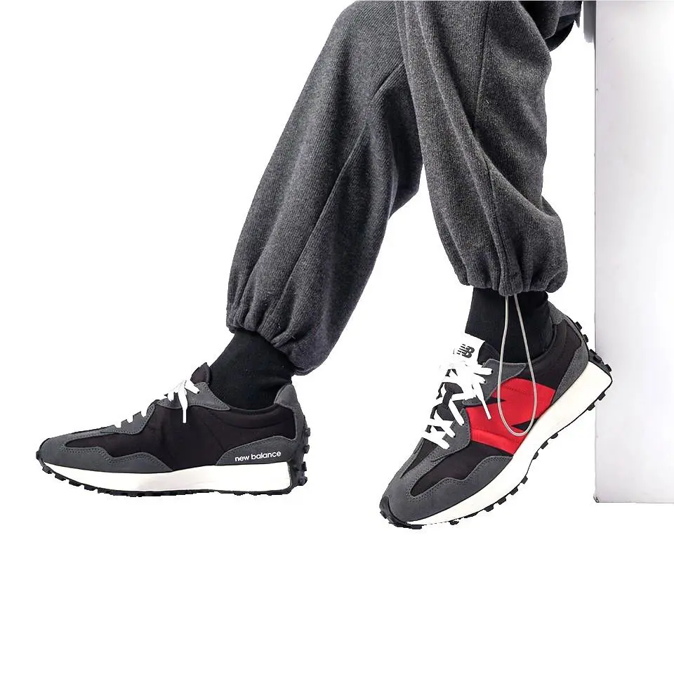 New Balance shoes - New Balance 327 - MS327FF - GREY/BLACK/RED -45- MS327FF 0