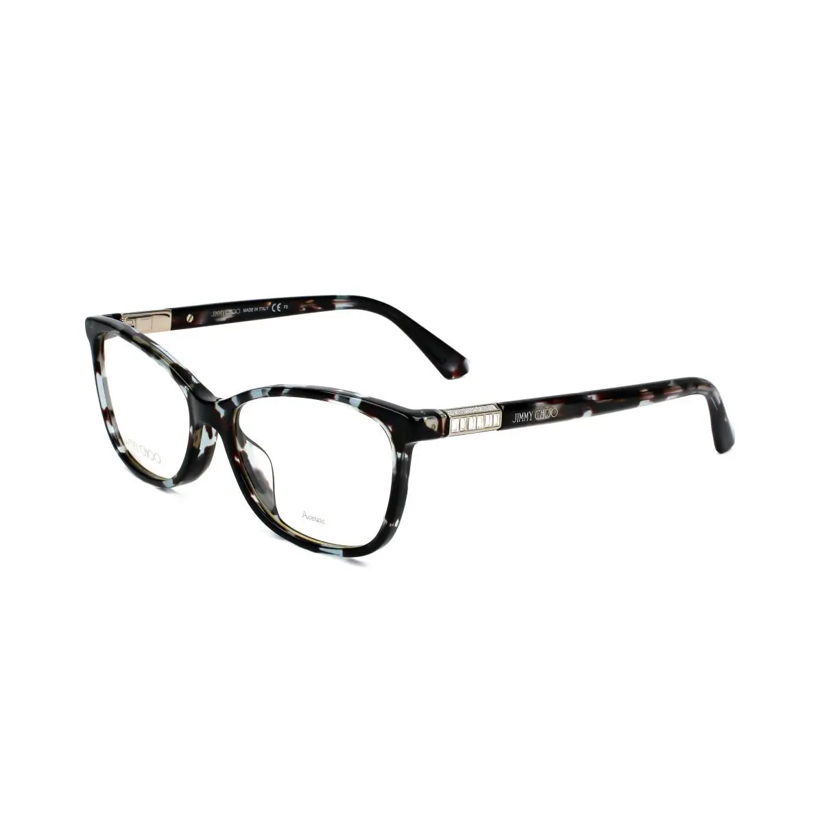 Jimmy Choo JC282/G 0R8M 00 Azure Havana 53mm Eyeglasses