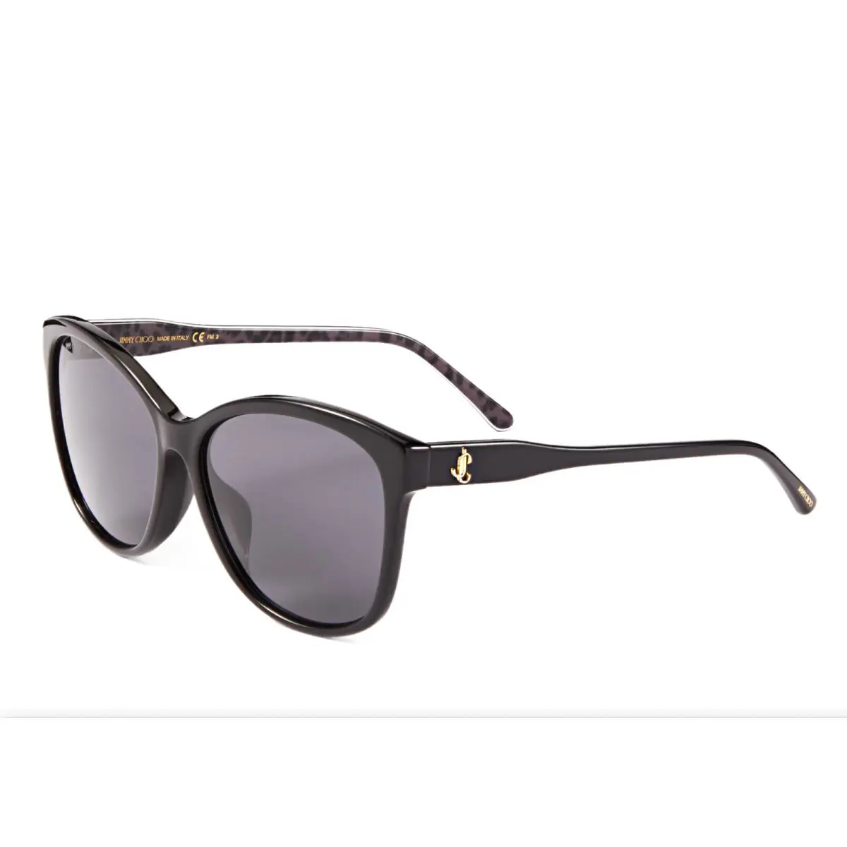 Jimmy Choo Lidie/f/sk 1EIIR Black Sunglasses 59-16-145 Italy
