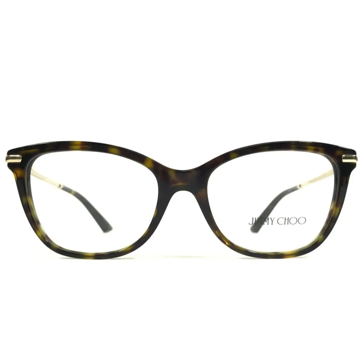 Jimmy Choo Eyeglasses Frames JC307HB 5002 Tortoise Gold Crystals Pearl 52-17-140