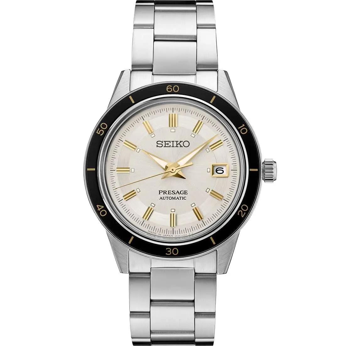 Seiko Men`s Presage Automatic Beige Dial Watch - SRPG03J1 - Beige