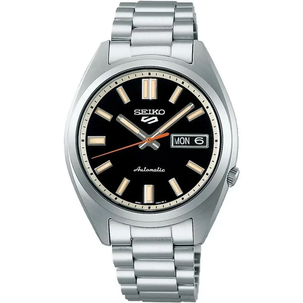 Men`s 5 Sports Snxs Automatic Black Dial Watch - SRPK89K1 by Seiko