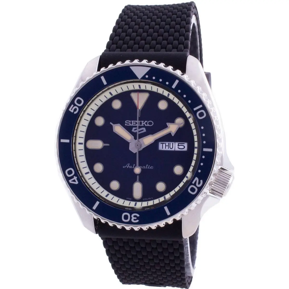 5 Sports Suits Style Blue Dial 24 Jewels Automatic SRPD71K2 100M Men Watch by Seiko