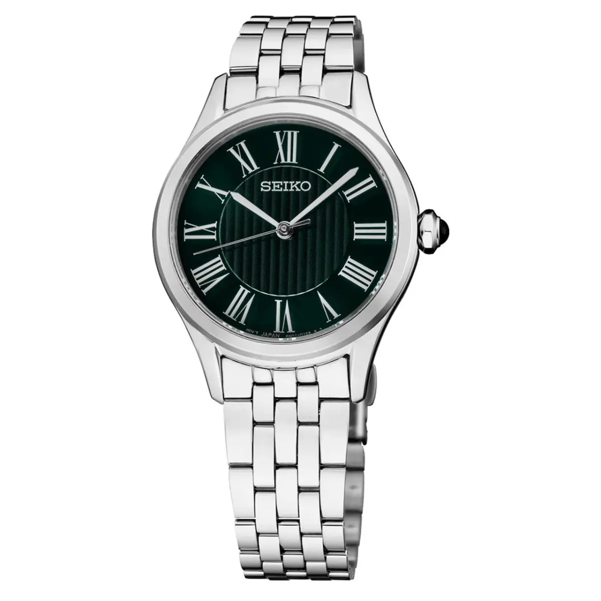 Women`s  Watch Roman Numeral with Green Dial SUR611 by Seiko