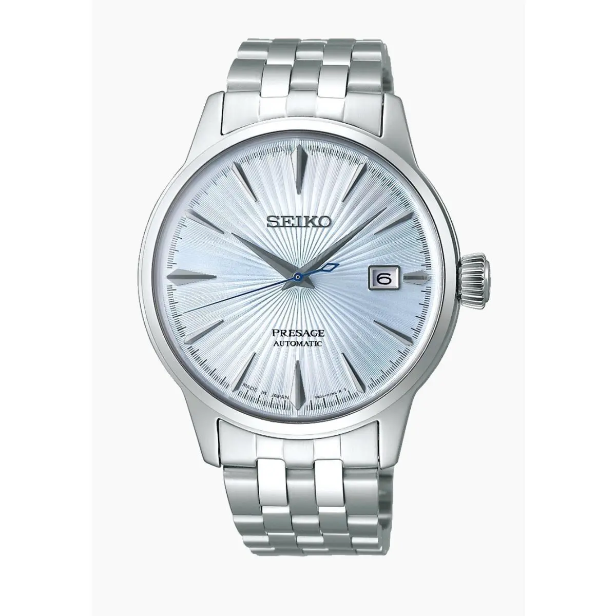 Seiko Presage Cocktail Time Automatic Light Blue Dial Men’s Watch SRPE19J1