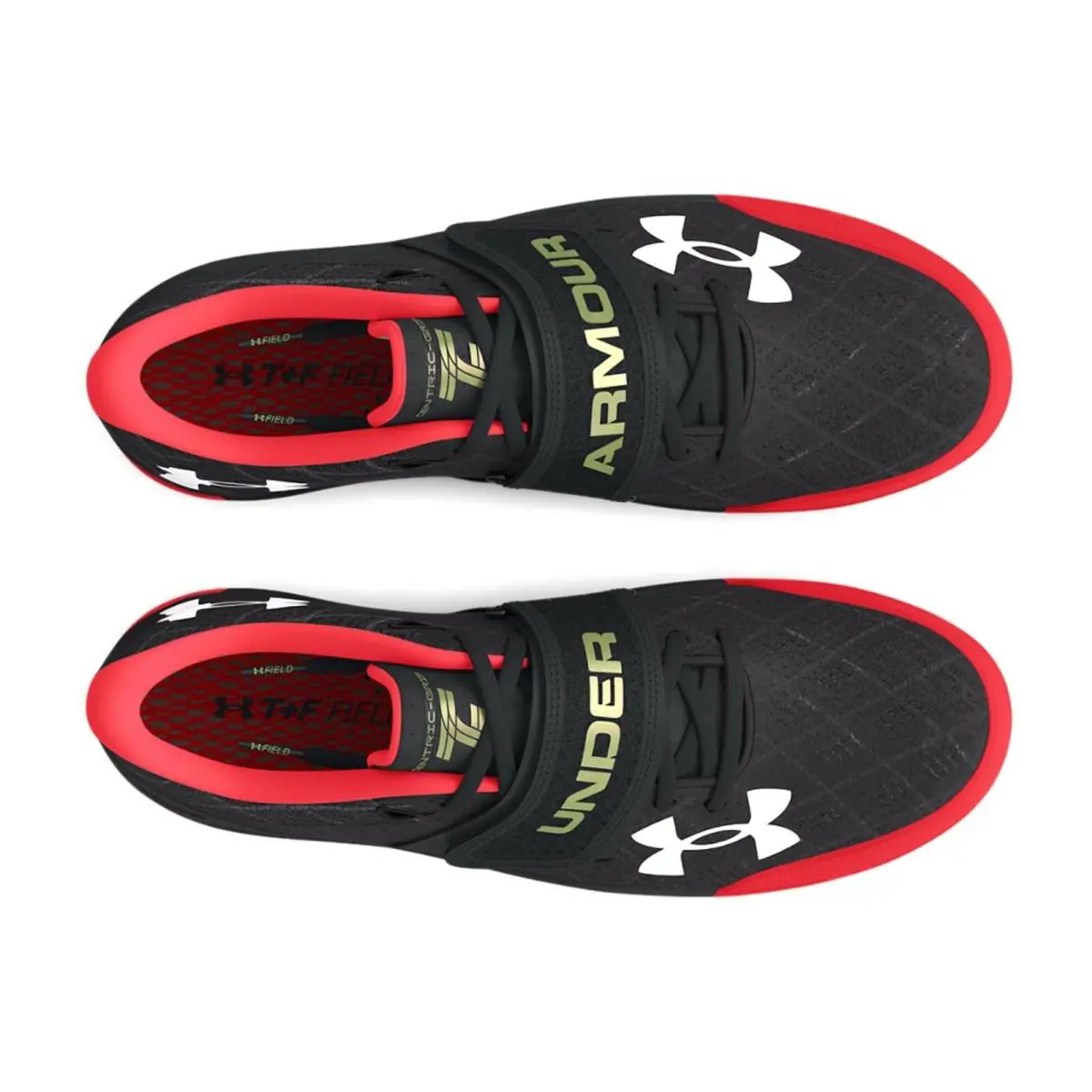 Under Armour shoes - Under Armour Centric Grip - Centric Grip - Black, Manufacturer: Black / Racer Red / White 10