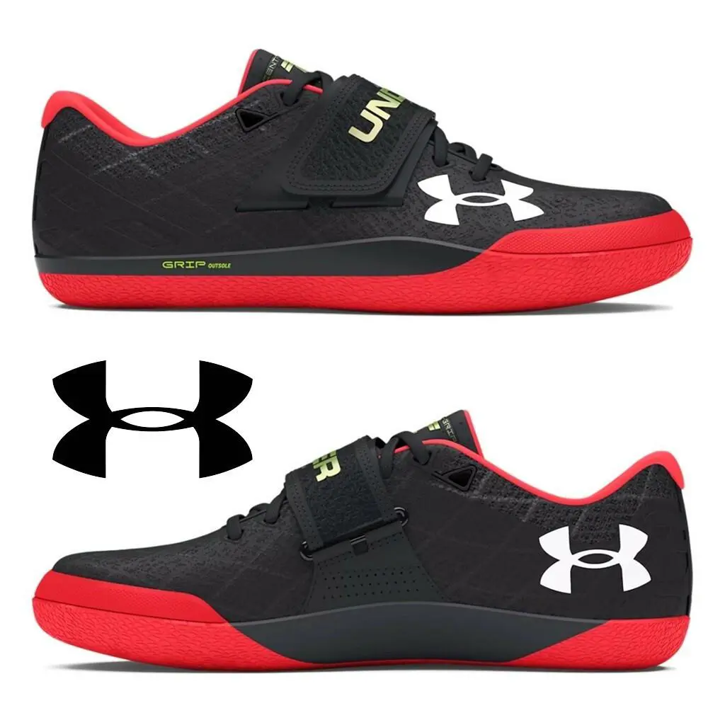 Under Armour shoes - Under Armour Centric Grip - Centric Grip - Black, Manufacturer: Black / Racer Red / White 11