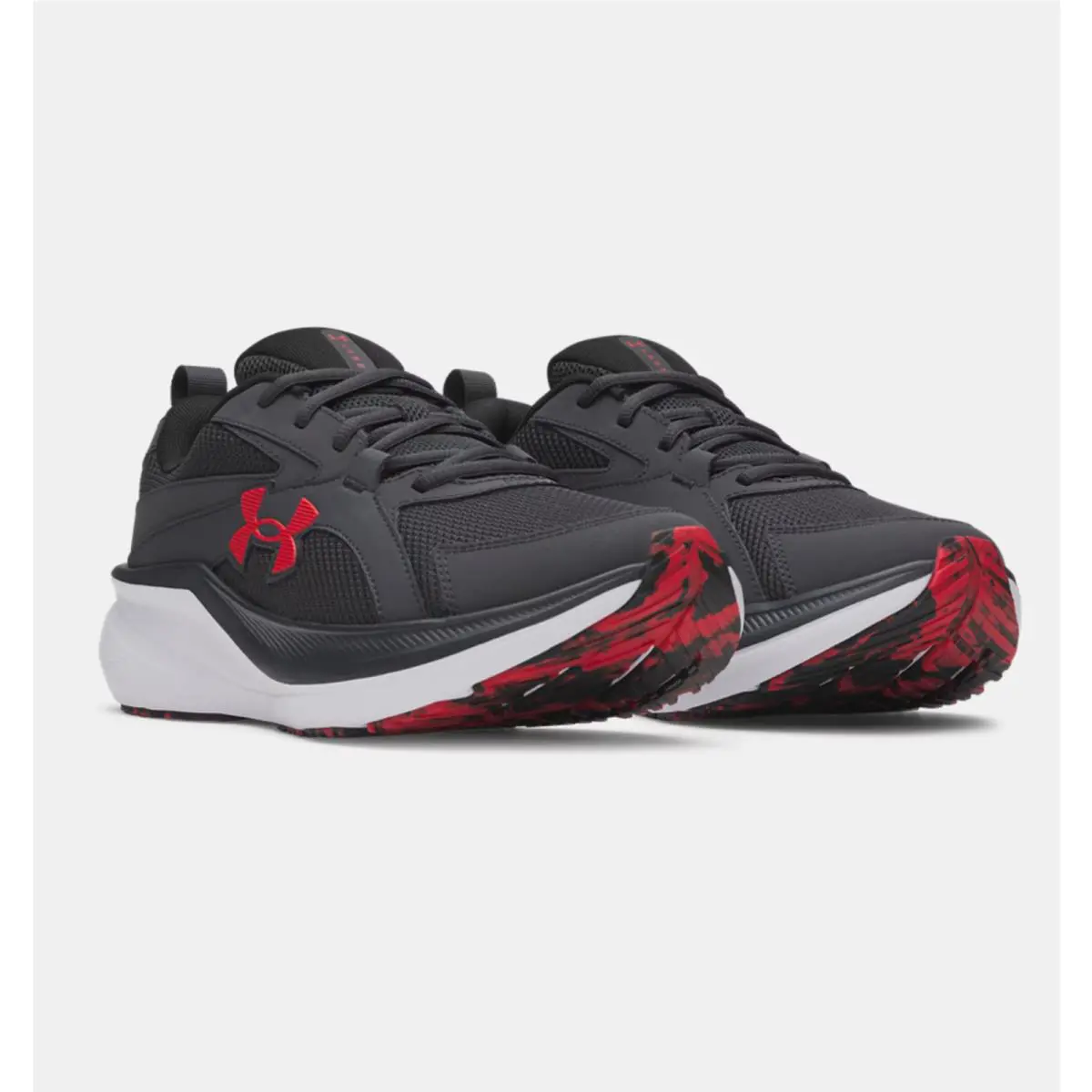 Under Armour shoes - Anthracite / Red 1