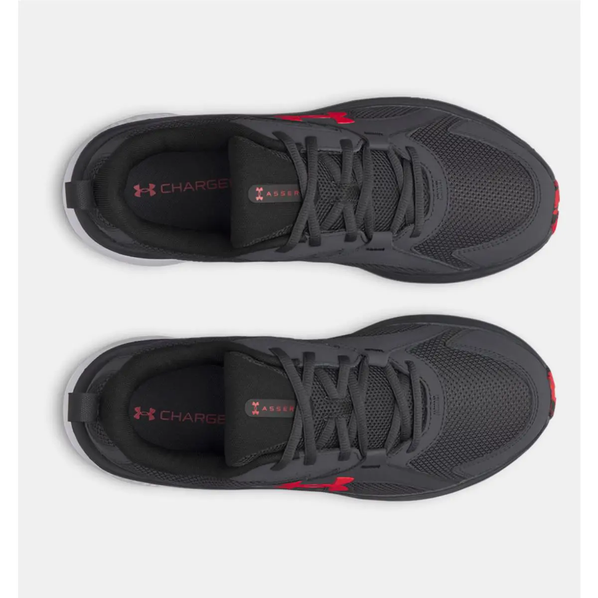 Under Armour shoes - Anthracite / Red 2