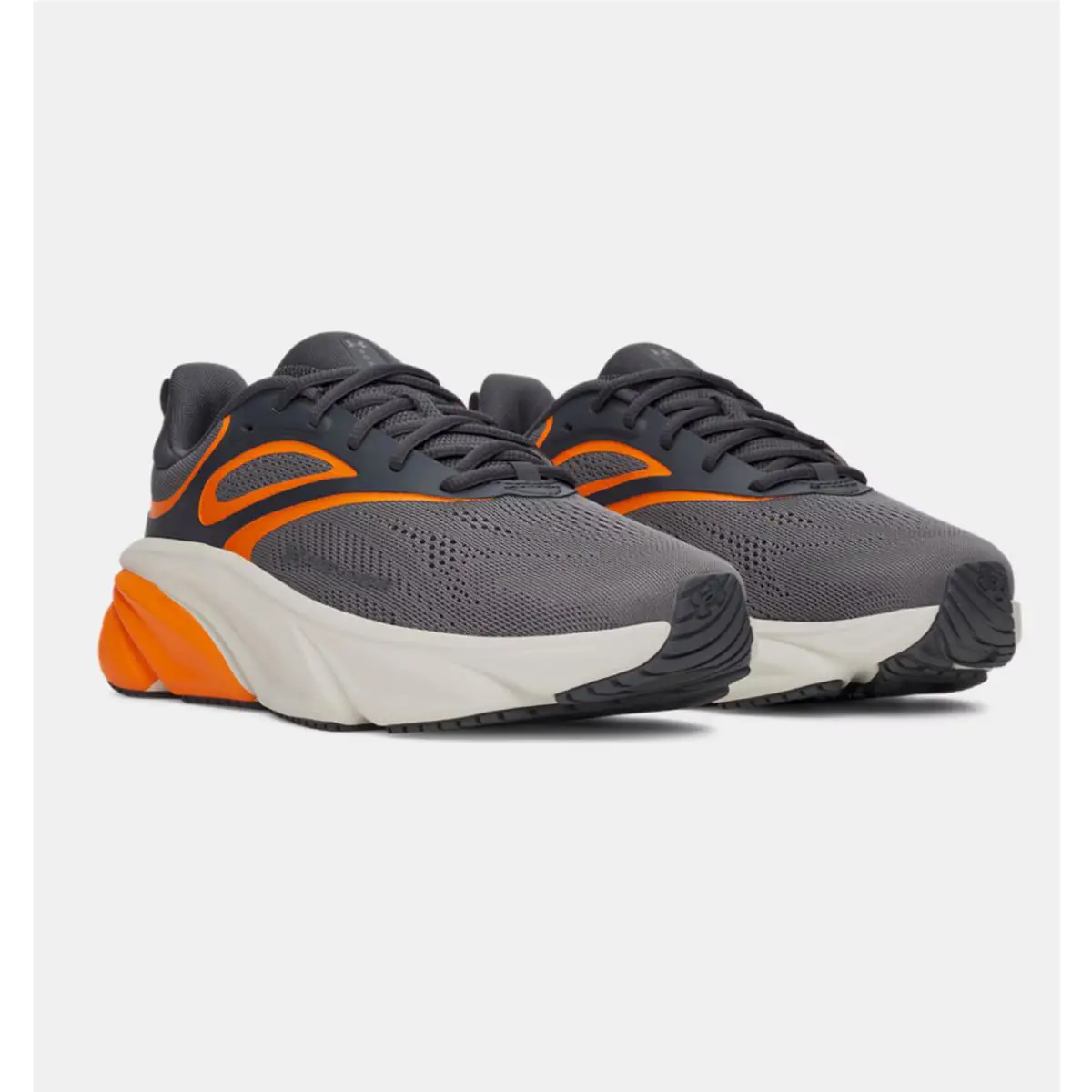 Under Armour shoes - Castlerock / Solar Orange / Anthracite 0