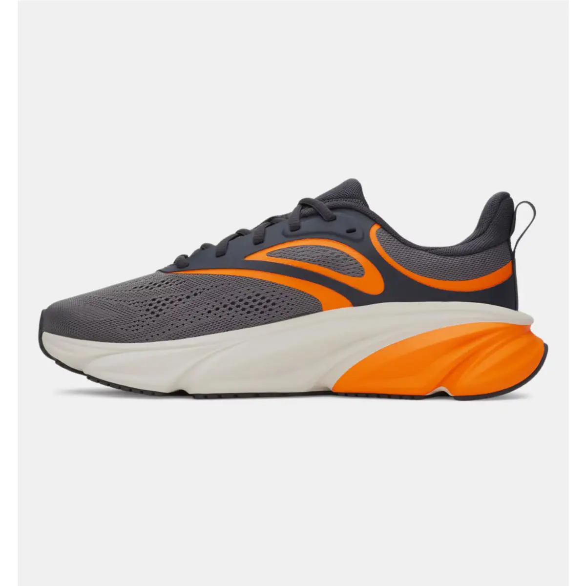 Under Armour shoes - Castlerock / Solar Orange / Anthracite 7