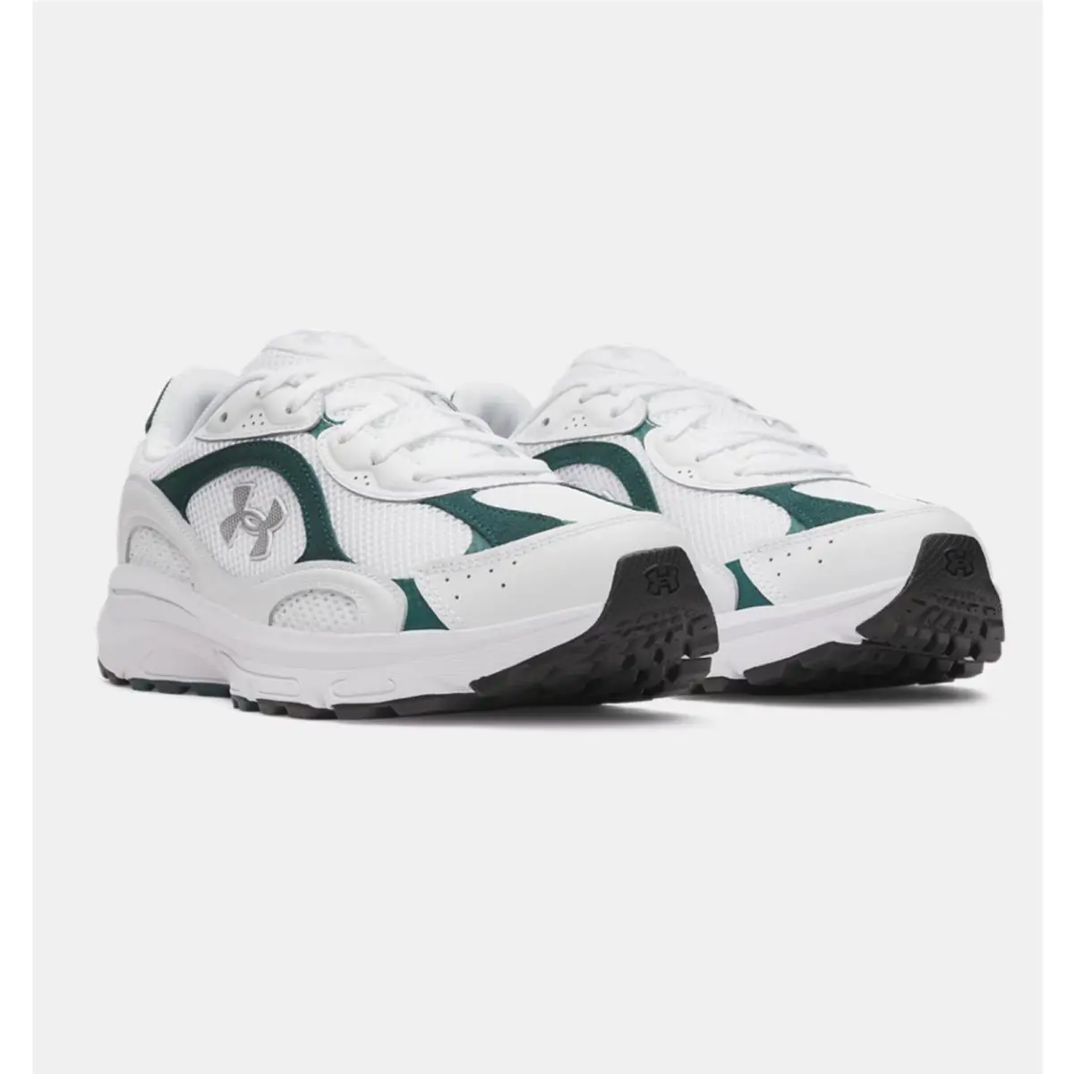 Under Armour shoes - White / Arden Green / Metallic Silver 0