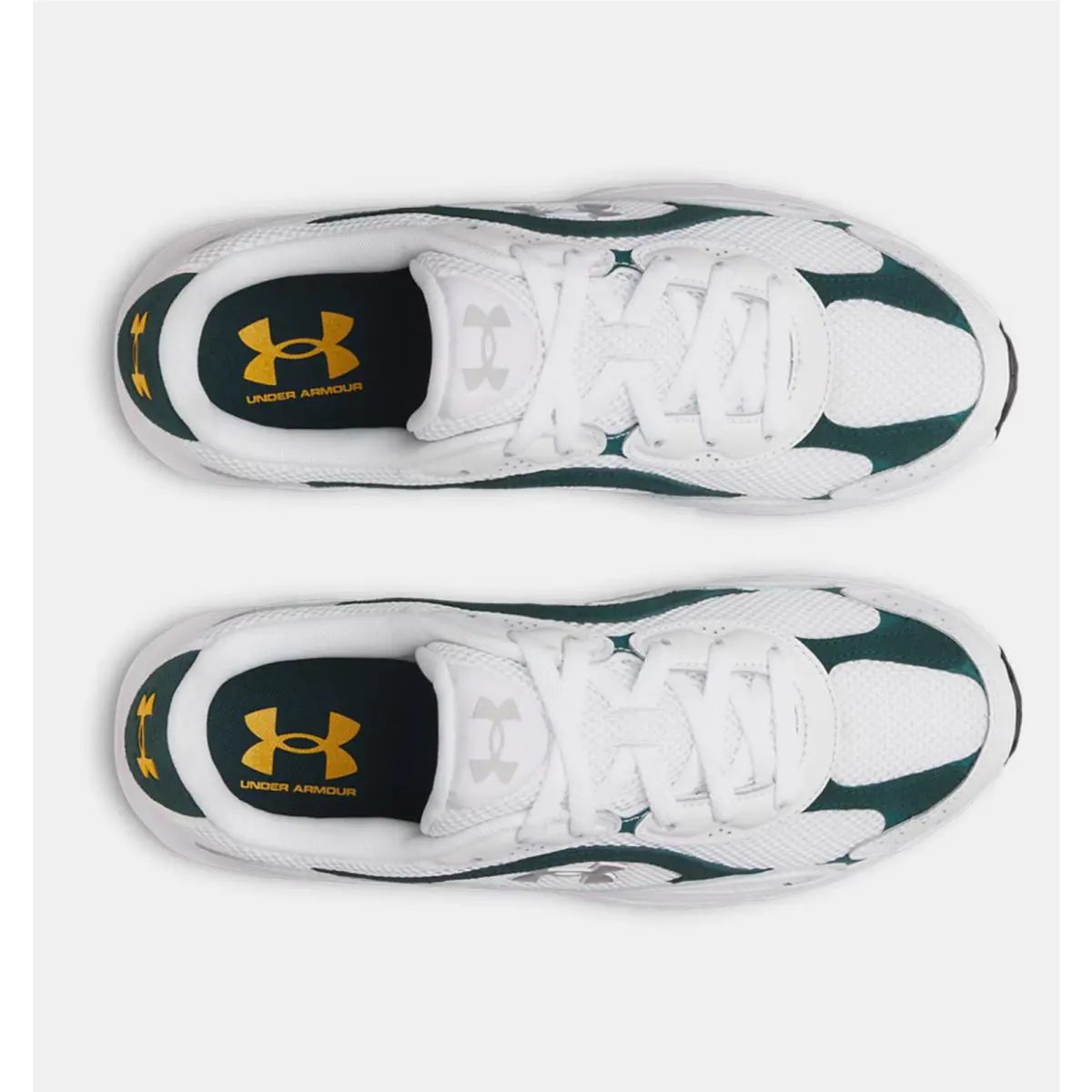 Under Armour shoes - White / Arden Green / Metallic Silver 1