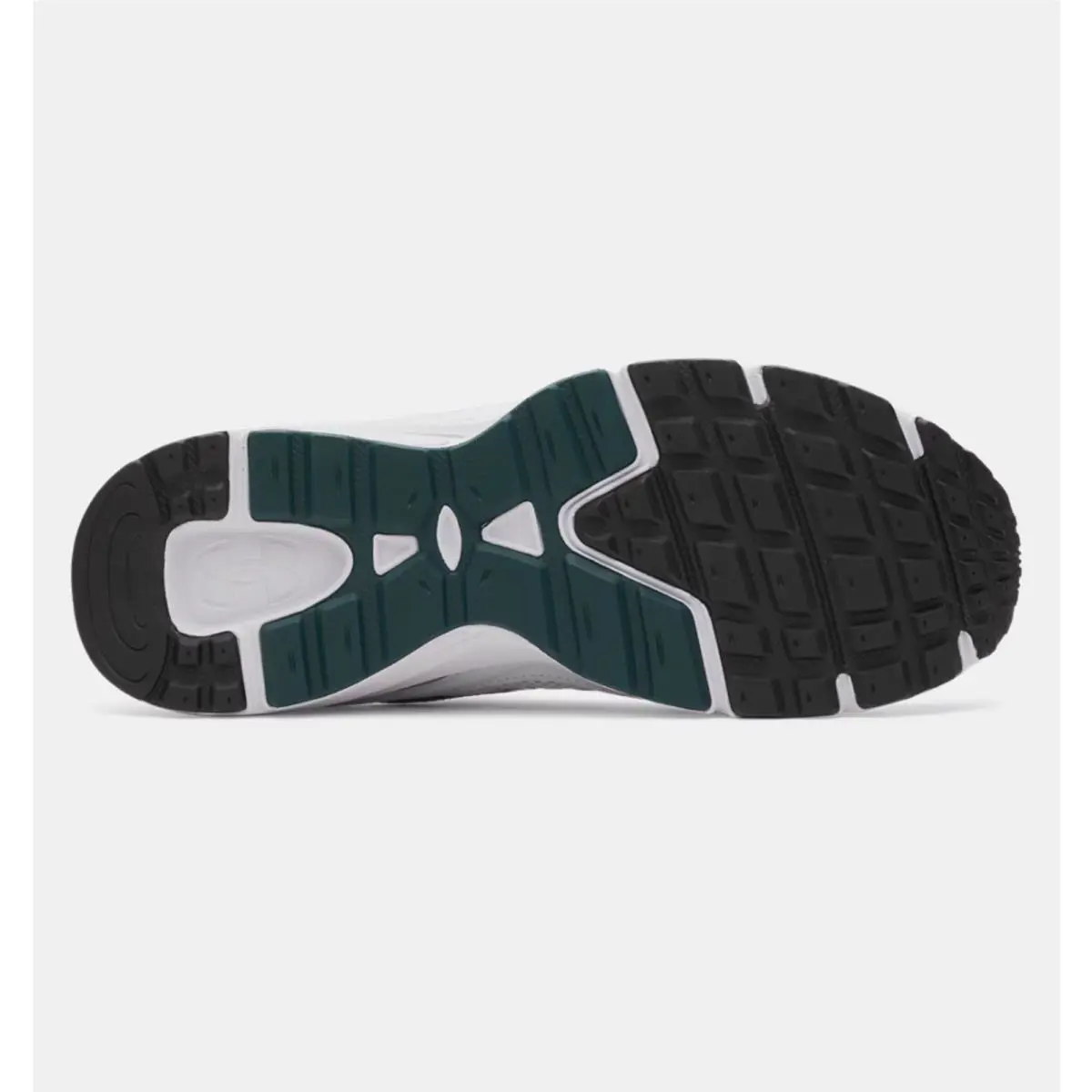 Under Armour shoes - White / Arden Green / Metallic Silver 3