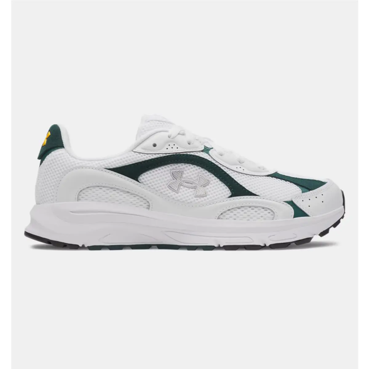 Under Armour shoes - White / Arden Green / Metallic Silver 4