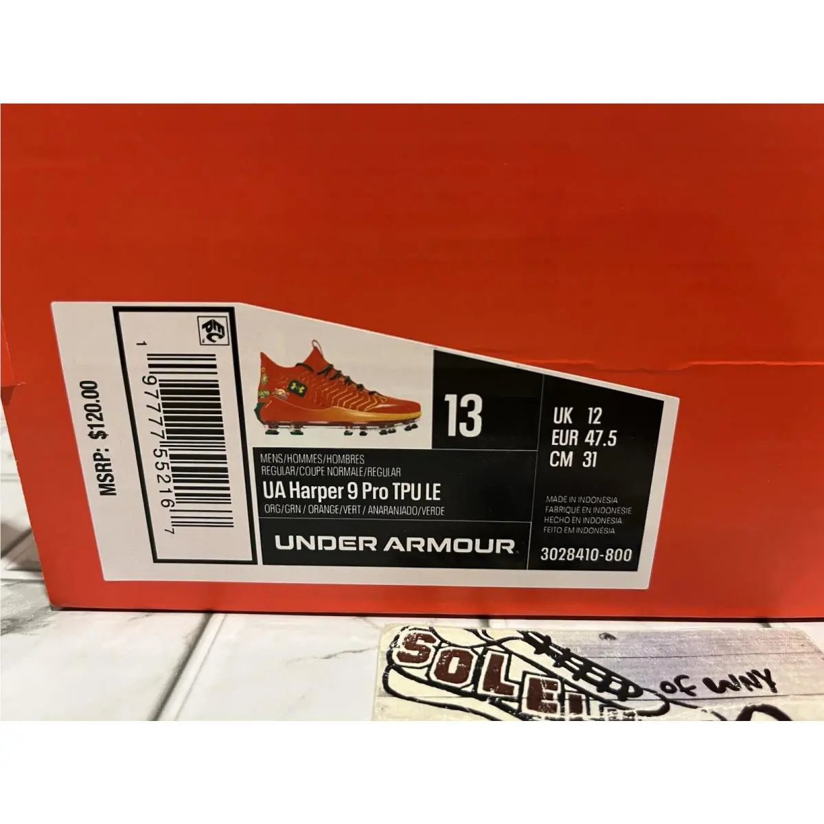 Under Armour shoes - Under Armour Harper 9 - Harper - 3028410-800 - Orange 24