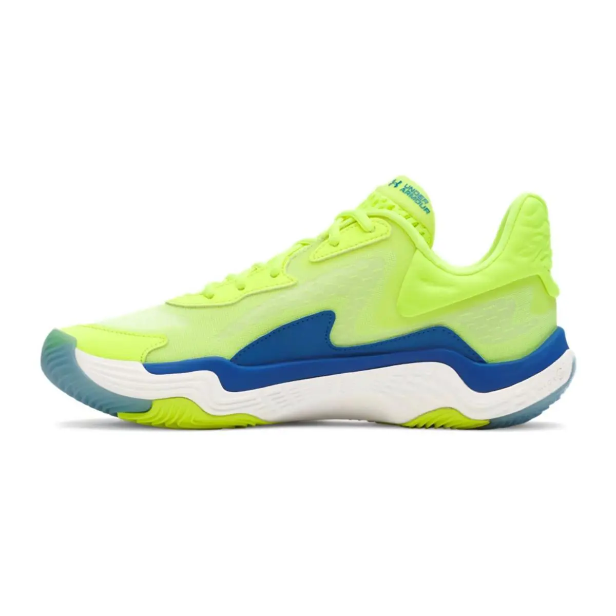Under Armour shoes - Under Armour Spawn 7 - Spawn - Green, Manufacturer: High Vis Yellow / Blue Atlantis / Metallic Blue Calm 0
